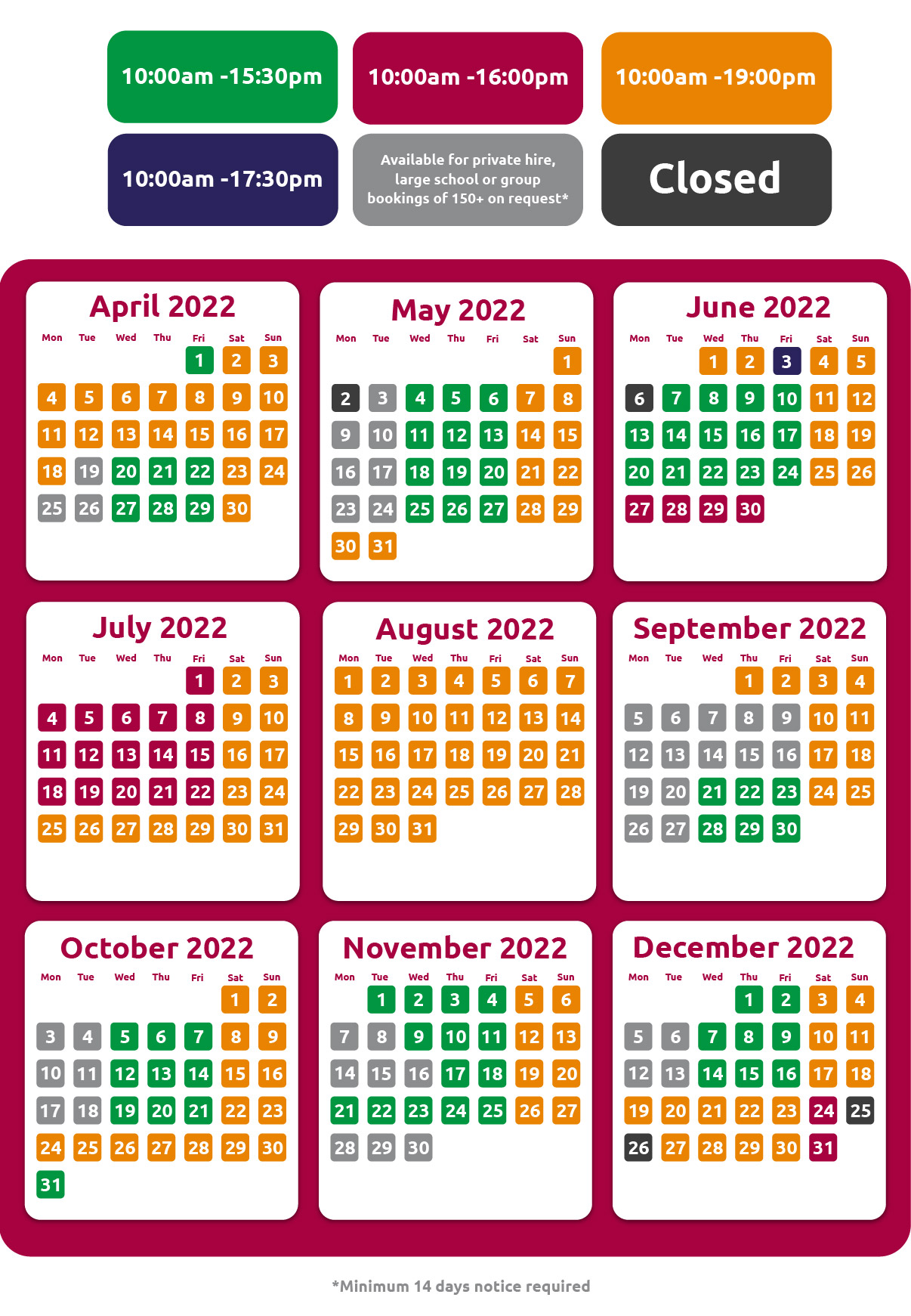 Operating calendar may 2022 01